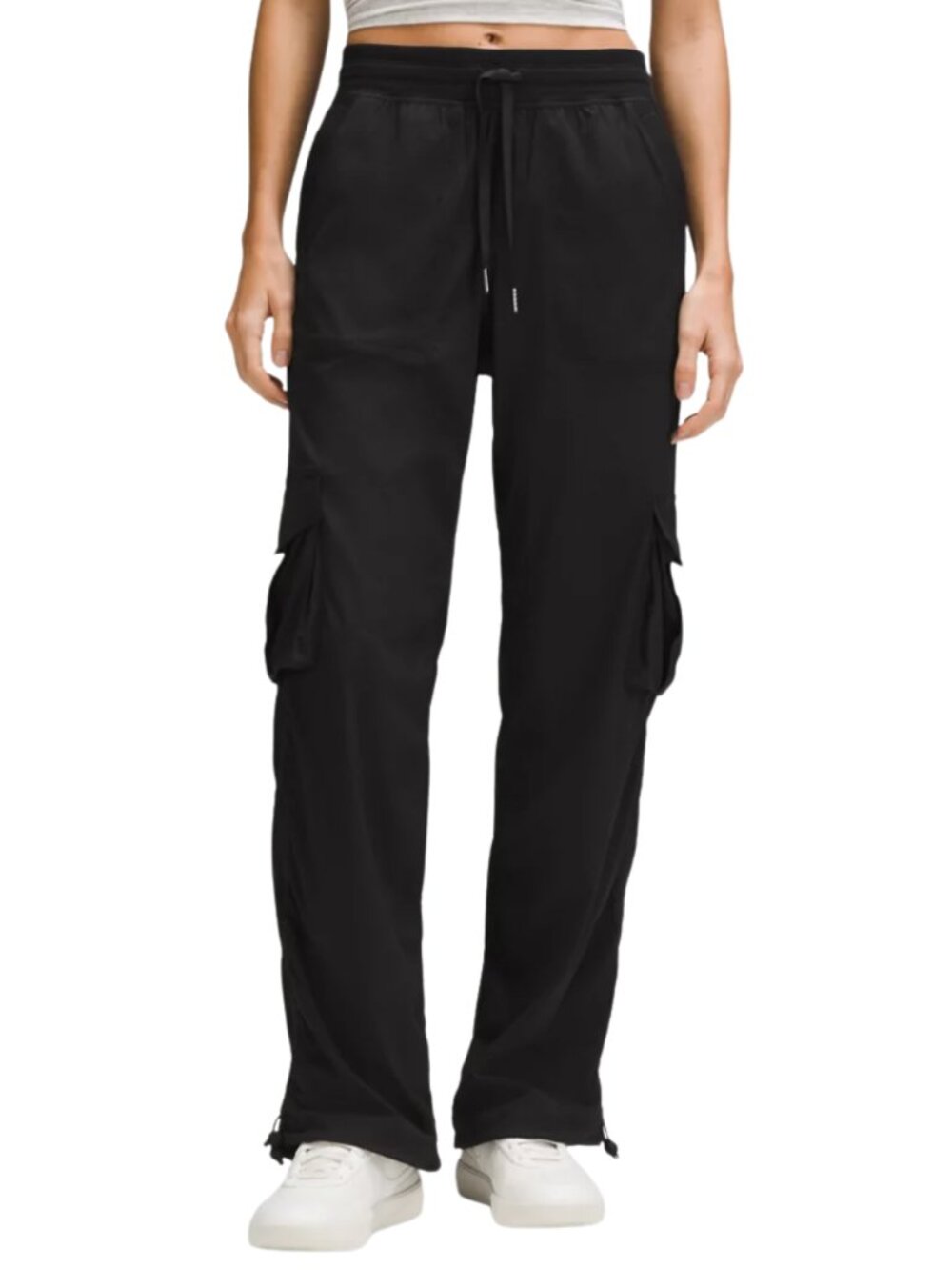 Lululemon Dance Studio Relaxed Fit Mid-Rise Cargo Pants Black Women’s XXXS